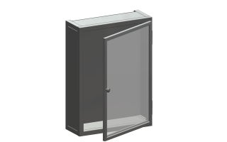 01 Assem 1 vaks Vitrine Mollis 7024