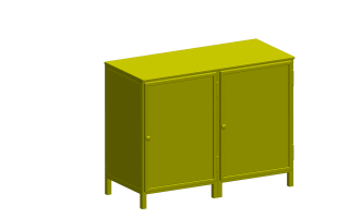 01 Assem 2 vaks Dressoir Mollis 1004