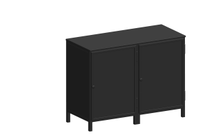 01 Assem 2 vaks Dressoir Mollis 9005