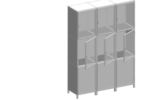 01 Assem 3x3 vaks Mollis 9003