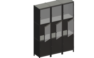 01 Assem 3x3 vaks Mollis 9005