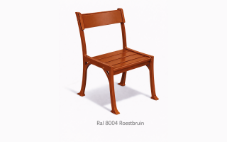 Stoel-roestbruin-RAL8004